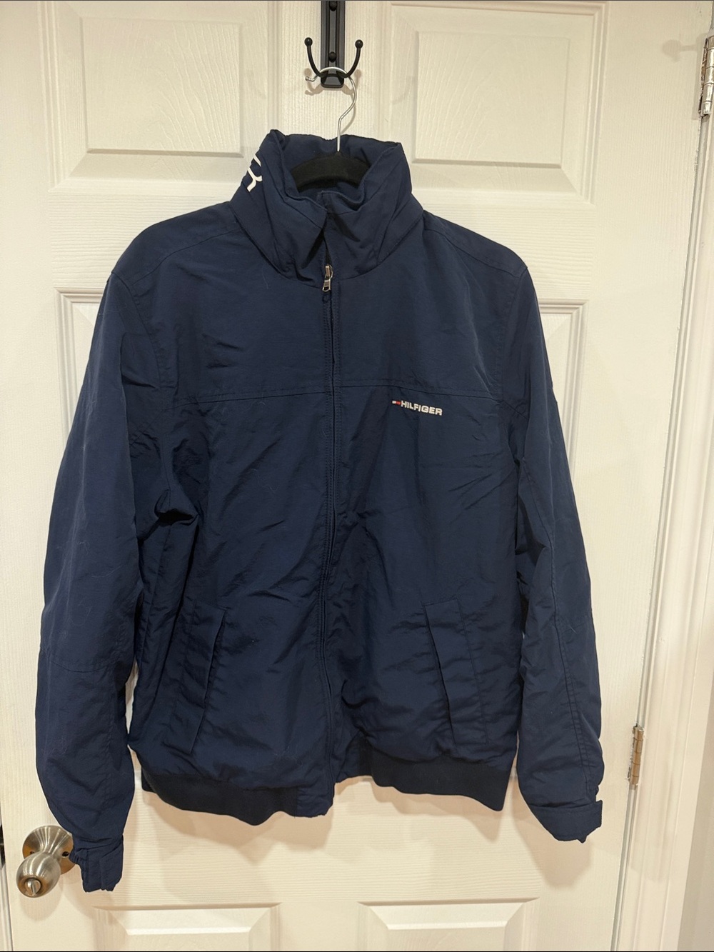 Tommy Hilfiger Men's Dark Navy Lightweight Zip Jacket